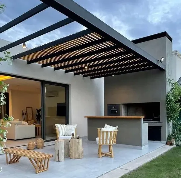 Construction work in progress on a Cape Town home extension