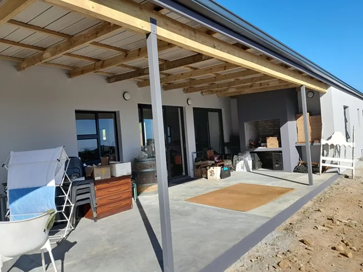 Exterior of a large home completed by our building team