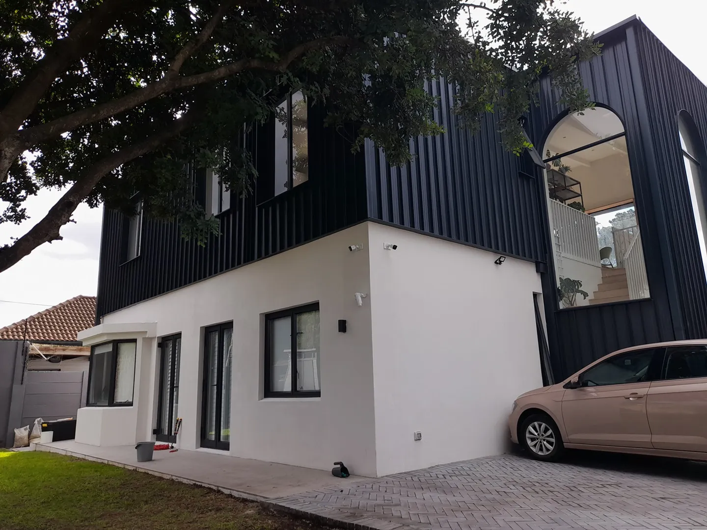 Single storey to double storey renovation in Claremont