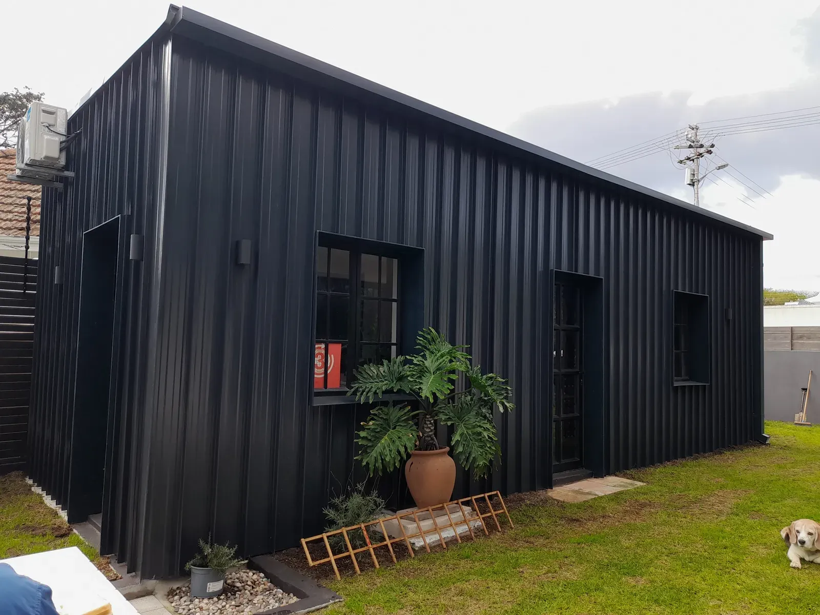 Garage conversion into a living space in Cape Town