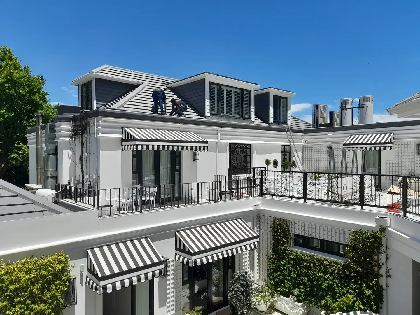 Exterior painting work on a Cape Town property