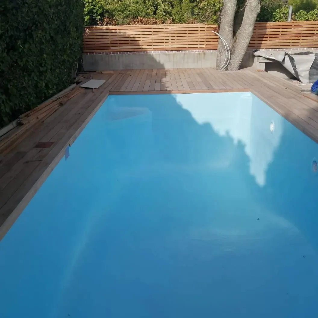 Pool and outdoor area construction by our building team